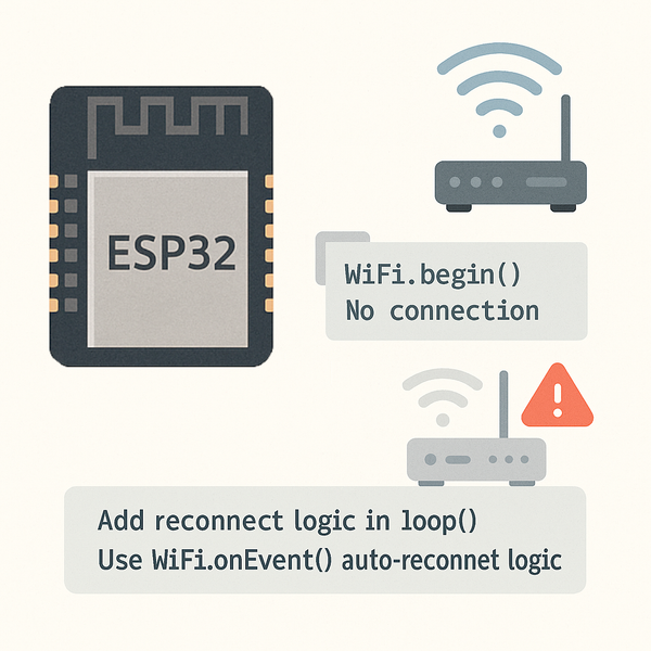 ESP32 Fails to Reconnect to Wi-Fi Automatically image