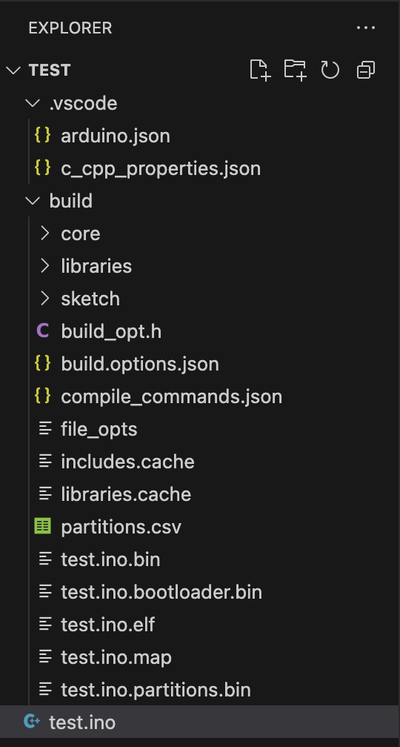 VS Code Arduino Plugin Build Success Output