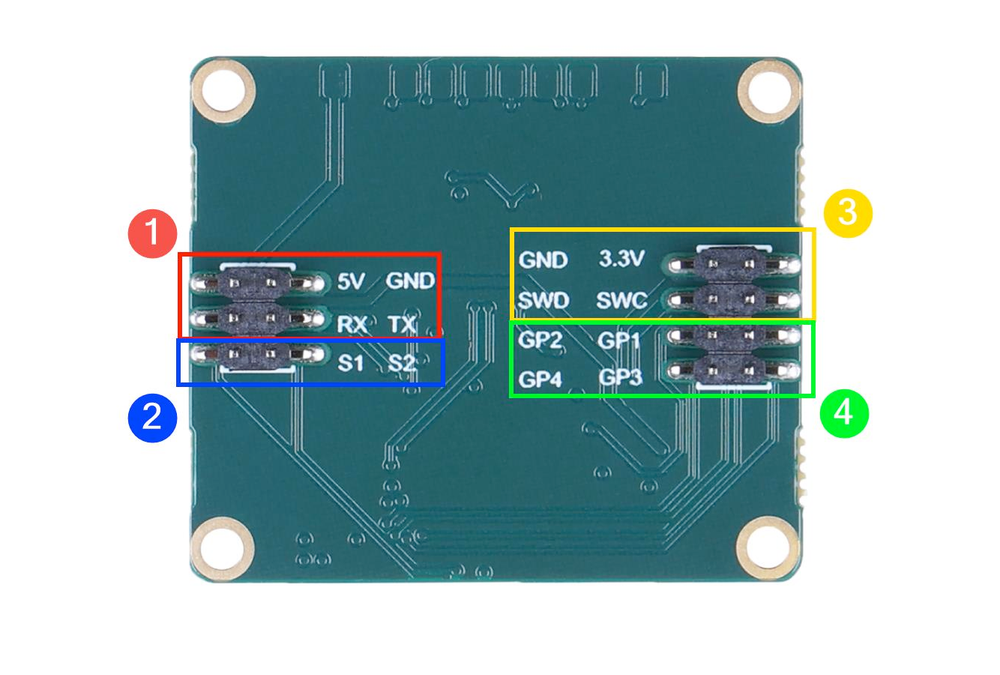MR24HPC1 Human Static Presence Radar Sensor pinout