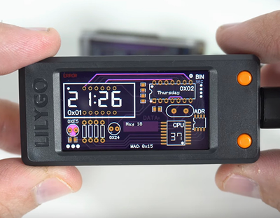 Lilygo T-Display-S3 PCBClock Example