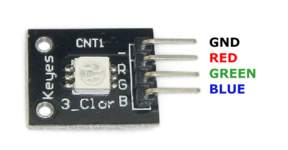KY-009 RGB Full Color LED SMD Module pinout