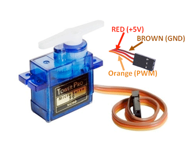 SG90 Mini Servo pinout