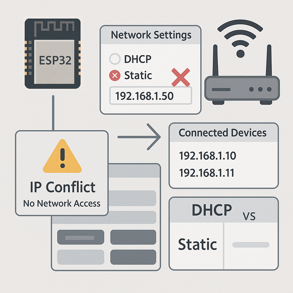 ESP32 Static IP Failure image