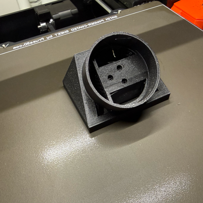 CrowPanel 2.1 inch rotary display in 3D printed case by Amrut Prabhu