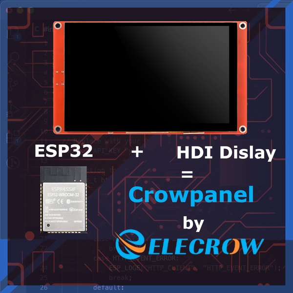 The Elecrow CrowPanel ESP32 Display Boards with a detailed comparison of the different models. Explore features, performance, and quick start with CrowPanel