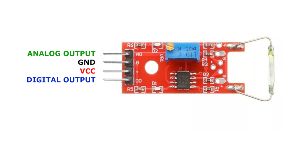 KY-025 Reed Switch Module pinout