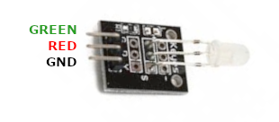 KY-011 Two-Color LED Module pinout