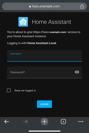 Home Assistant internet access through the Cloudflare tunnel