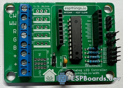 RGB CCT Led Strip Controller Solder Screw Terminals