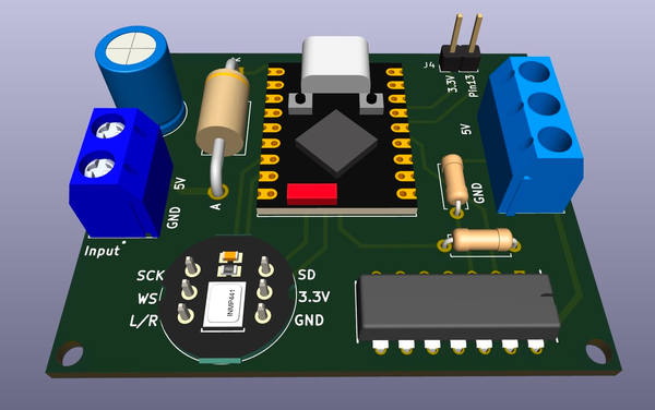ESP-LED-01 WLED Controller Prototype PCB