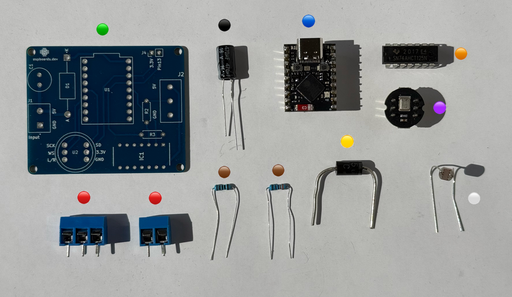 ESP-LED-01 WLED Controller Prototype PCB