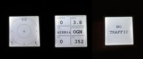 SoftRF Screens running on ThinkNode M1