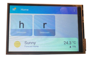 Home Assistant Dashboard on LCD