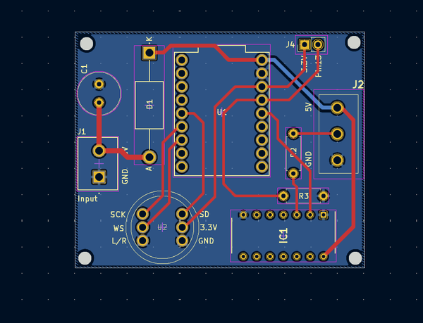 ESP-LED-01 WLED Controller Prototype PCB