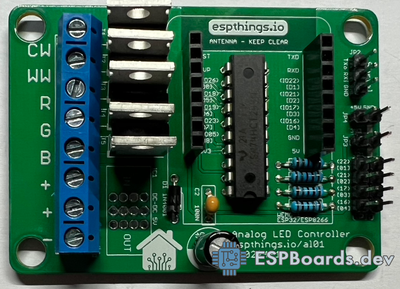 RGB CCT Led Strip Controller Solder MOSFETs