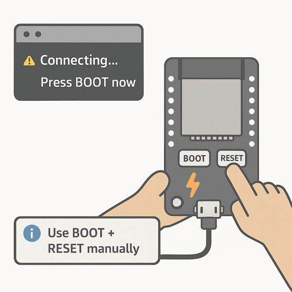ESP32 Auto-Reset Failure During Upload image
