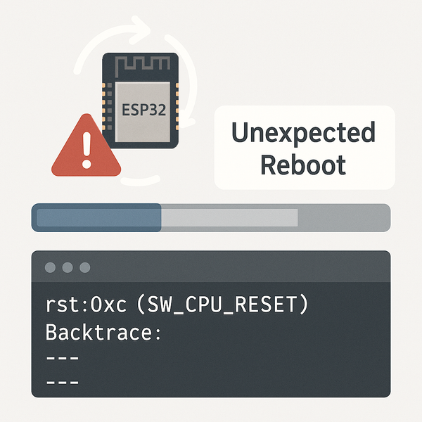Track down unexpected resets in your ESP32 projects. Learn how to identify power, hardware, and software-related causes - from brownouts and loose wires to watchdog triggers - and apply proven techniques to stabilize your system.