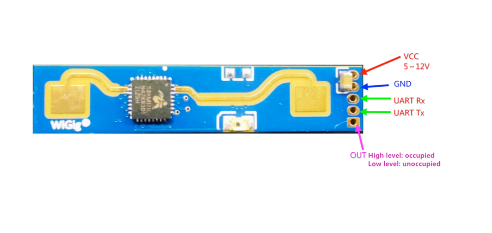 LD2410 Human Presence Sensor pinout