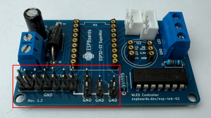 ESP-LED-02 Controller Improvement - Added Additional GPIOs Access
