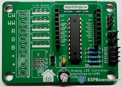 RGB CCT Led Strip Controller Solder Capacitors