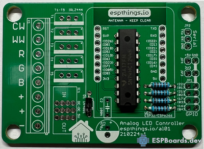 RGB CCT Led Strip Controller Solder SN74HCT244N