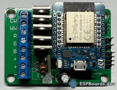 Soldered ET-AL01 RGB CCT Controller
