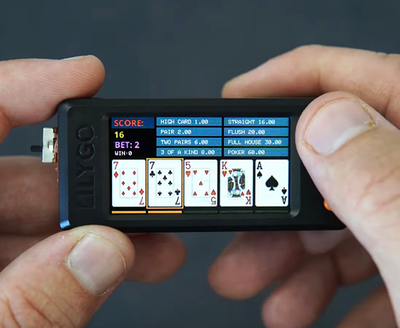 Lilygo T-Display-S3 Poker Example