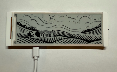 Elecrow CrowPanel ESP32 5.79” E-paper Board Demo Image