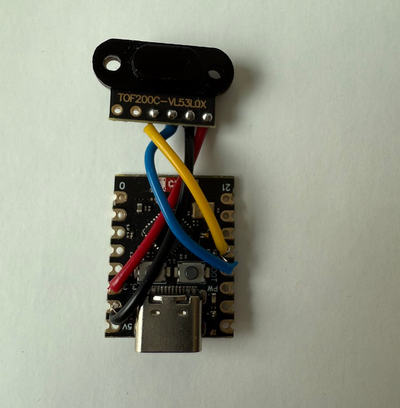Solder TOF200C Sensor to the ESP32 C3 Supermini Development Board