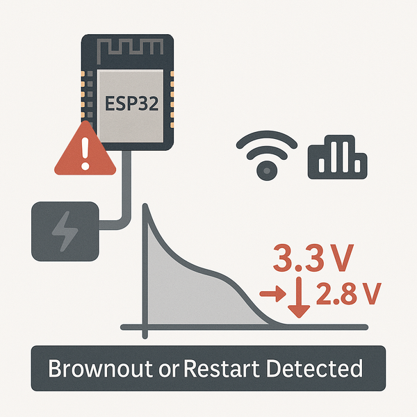 Fix brownouts and instability caused by power-hungry peripherals. Learn how inrush currents and shared supply paths can affect ESP32 reliability, and follow proven steps to isolate power, buffer voltage drops, and stabilize your setup.