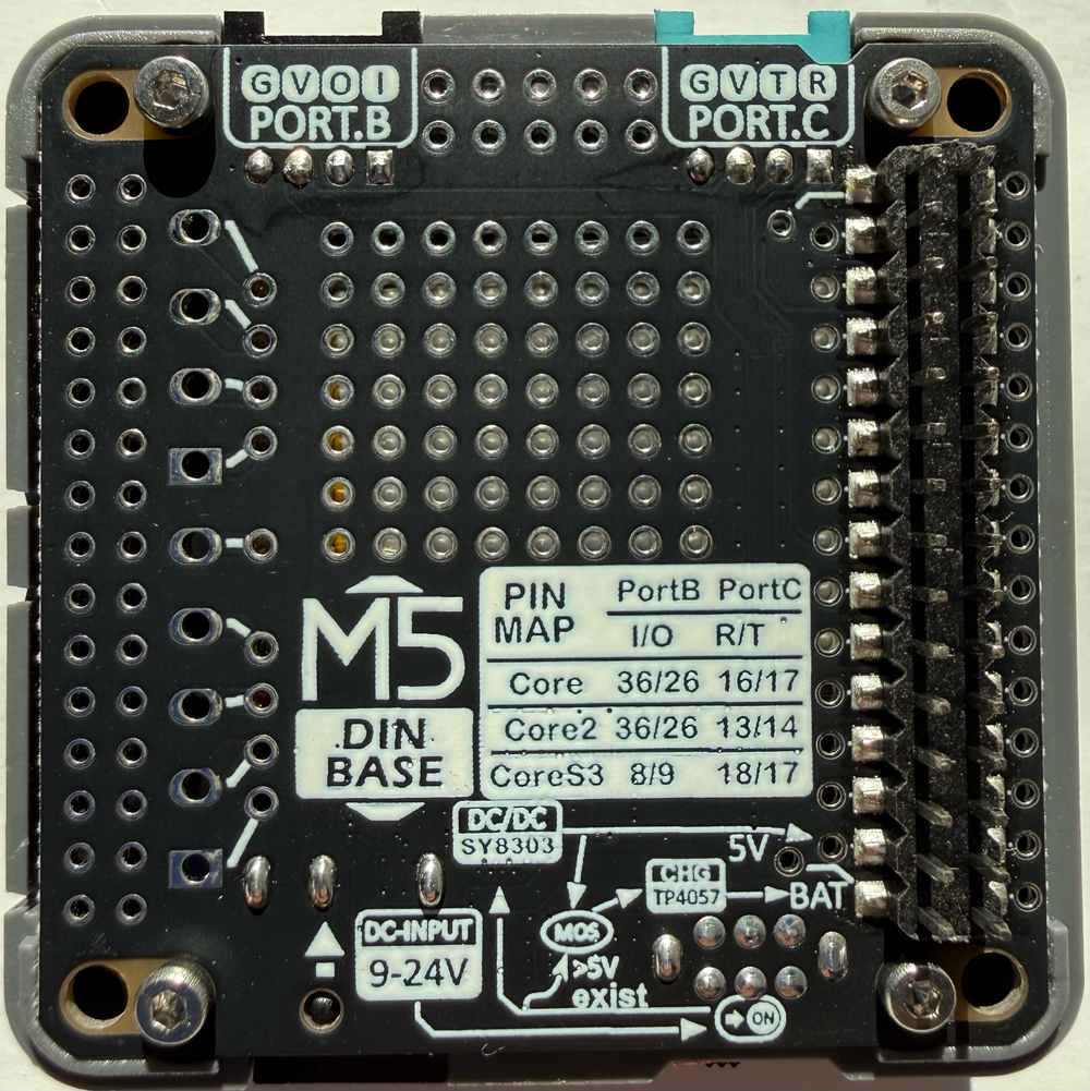 M5Stack CoreS3 pinout diagram (alternate view)