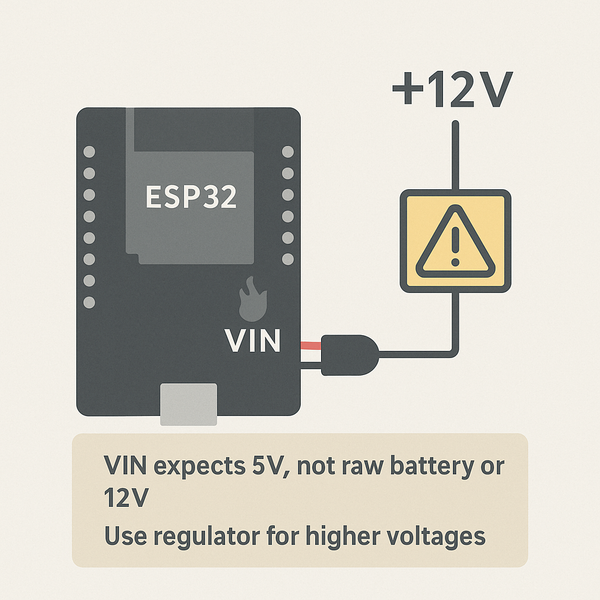 ESP32 Incorrect VIN Pin Usage image