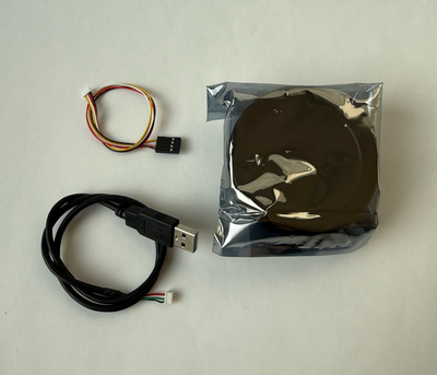 CrowPanel 2.1 inch rotary display unboxing contents