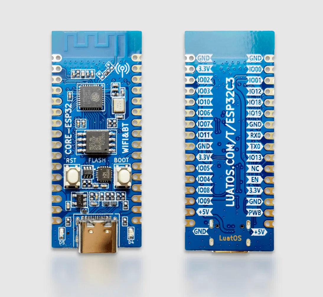 Airm2m core esp32c3 development board details pinout specs