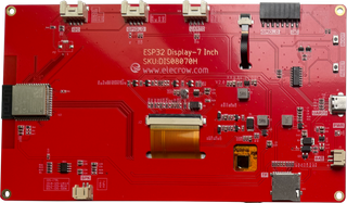 Elecrow CrowPanel 7.0 ESP32-S3 display board, product photo