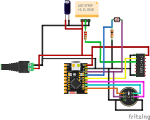 ESP-LED-01 WLED Controller Fritzing Design