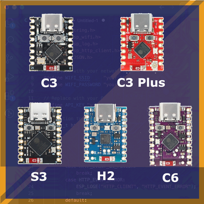 Compare ESP32 SuperMini boards like C3, C3 Plus, S3, C6, and H2 to find the right one for your project. Learn the key differences in cores, wireless features, battery support, onboard LEDs, and more.