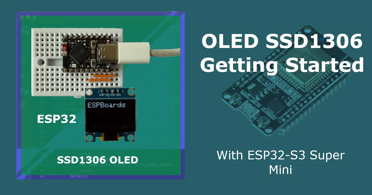 Esp32 Development Board With 128x64 Pixels Ssd1306 Oled