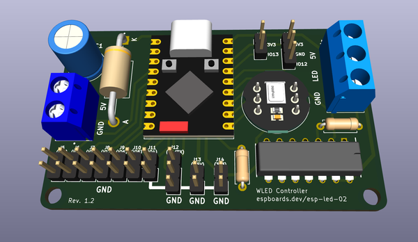 ESP-LED-02 WLED Controller Preview