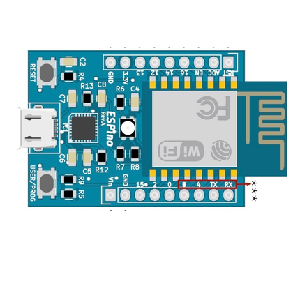 ESPino (ESP-12 Module) board