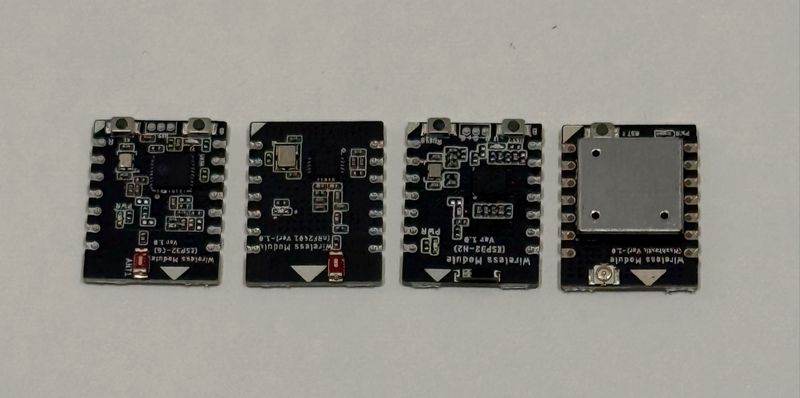 The four plug-in radio modules bundled with the CrowPanel Advance 7.0