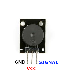 KY-012 Active Buzzer Module pinout