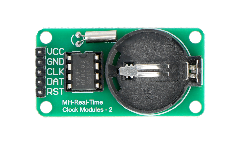 DS1302 Real-Time Clock (RTC) pinout