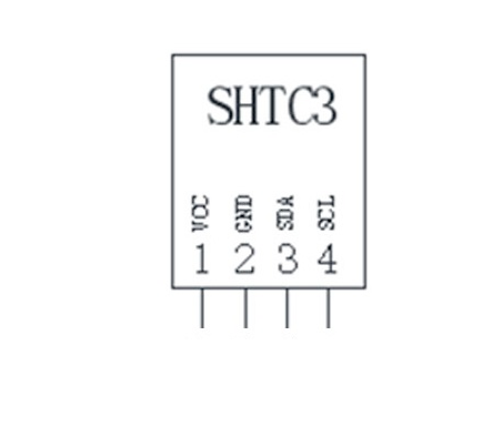 SHTC3 Temperature and Humidity Sensor pinout