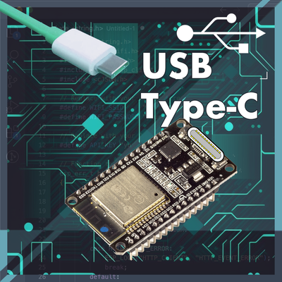 Guide on the ESP32 Development boards with USB C port. Different options with technical specs comparisons. From the original ESP32 chip to the newest ESP32C6