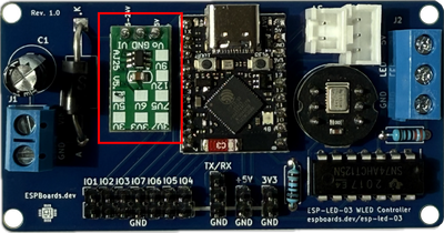 ESP-LED-03 Added Buck Converter 5-24V to 5V