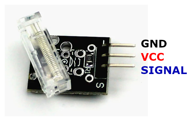 KY-031 Knock Sensor Module pinout